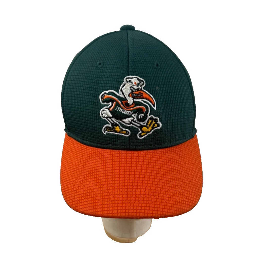 Top of the World Miami Hurricanes Youth Hat Sebastian the Ibis Green Orange U